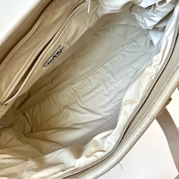 Vintage 80s MITZI Floral Tapestry Carpet Shoulder Tote Bag - Picture 15 of 17